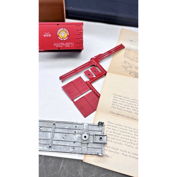 Roundhouse HO 36 Train Box Car Los Angeles Pacific BALLOON Route Original Box - Picture 11 of 16